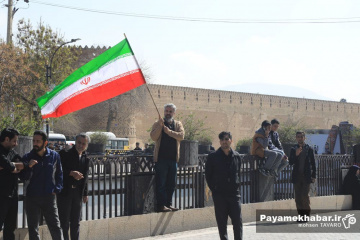 تشییع پیکر شهدای حملات آمریکایی صهیونی در شیراز