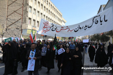 تشییع پیکر شهدای حملات آمریکایی صهیونی در شیراز