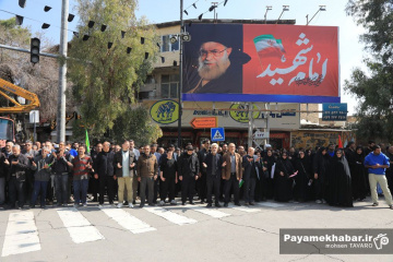 تشییع پیکر شهدای حملات آمریکایی صهیونی در شیراز