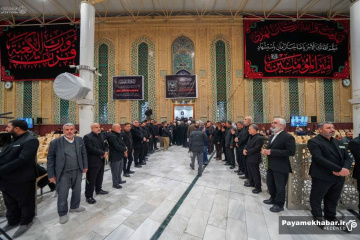 مراسم بزرگداشت شهادت مقام معظم رهبری در حرم مطهر علوی