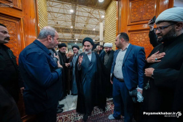 مراسم بزرگداشت شهادت مقام معظم رهبری در حرم مطهر علوی