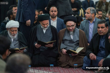 مراسم بزرگداشت شهادت مقام معظم رهبری در حرم مطهر علوی