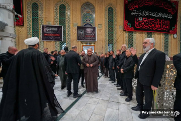مراسم بزرگداشت شهادت مقام معظم رهبری در حرم مطهر علوی