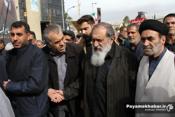 مراسم تشییع ۲۰ شهید حملات صهیونی - آمریکایی در شیراز