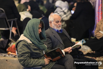 مراسم احیای شب نوزدهم ماه مبارک رمضان در میدان معلم شیراز