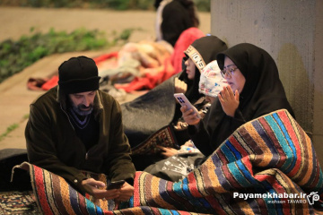 مراسم احیای شب نوزدهم ماه مبارک رمضان در میدان معلم شیراز