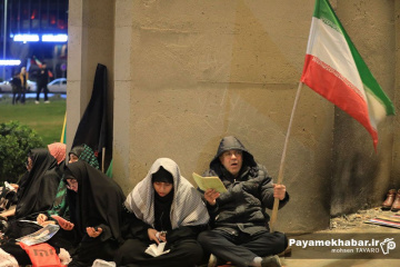 مراسم احیای شب نوزدهم ماه مبارک رمضان در میدان معلم شیراز