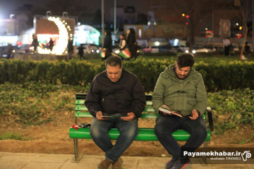 مراسم احیای شب نوزدهم ماه مبارک رمضان در میدان معلم شیراز