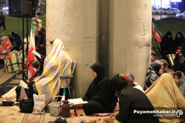 مراسم احیای شب نوزدهم ماه مبارک رمضان در میدان معلم شیراز