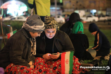 مراسم احیای شب نوزدهم ماه مبارک رمضان در میدان معلم شیراز