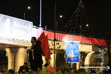مراسم احیای شب نوزدهم ماه مبارک رمضان در میدان معلم شیراز