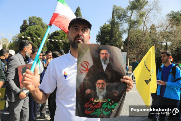 تجمع ورزشکاران فارس در محکومیت حملات آمریکایی - صهیونی
