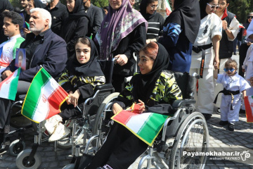 تجمع ورزشکاران فارس در محکومیت حملات آمریکایی - صهیونی