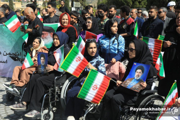 تجمع ورزشکاران فارس در محکومیت حملات آمریکایی - صهیونی