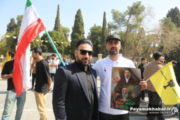 تجمع ورزشکاران فارس در محکومیت حملات آمریکایی - صهیونی