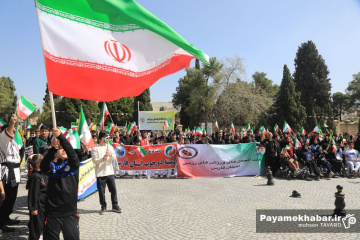 تجمع ورزشکاران فارس در محکومیت حملات آمریکایی - صهیونی