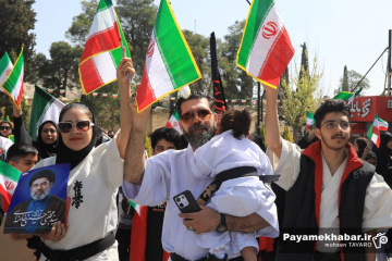 تجمع ورزشکاران فارس در محکومیت حملات آمریکایی - صهیونی