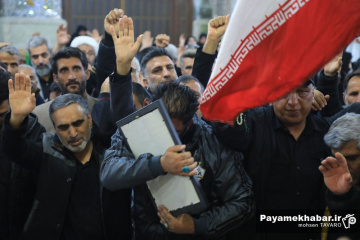 تشییع پیکر پنج شهید در شیراز