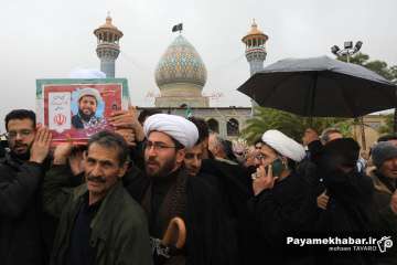 تشییع پیکر پنج شهید در شیراز
