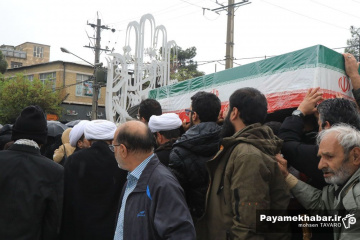 تشییع پیکر پنج شهید در شیراز