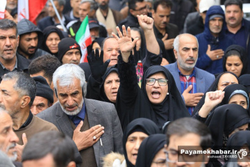 تشییع پیکر پنج شهید در شیراز