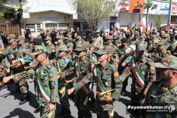 مراسم تشییع ۳۴ شهید اقتدار در شیراز