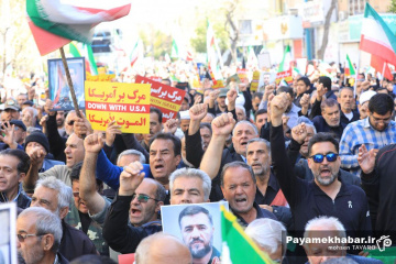 مراسم تشییع ۳۴ شهید اقتدار در شیراز