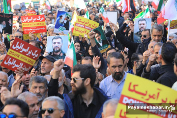 مراسم تشییع ۳۴ شهید اقتدار در شیراز