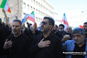 مراسم تشییع ۳۴ شهید اقتدار در شیراز