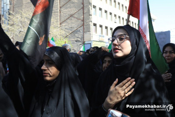 مراسم تشییع ۳۴ شهید اقتدار در شیراز