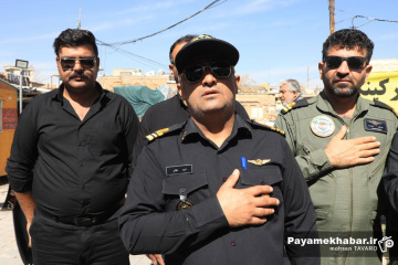 مراسم تشییع ۳۴ شهید اقتدار در شیراز