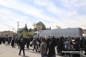 مراسم تشییع ۳۴ شهید اقتدار در شیراز