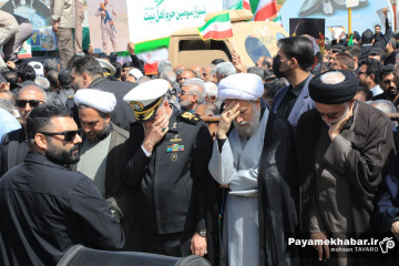 مراسم تشییع ۳۴ شهید اقتدار در شیراز