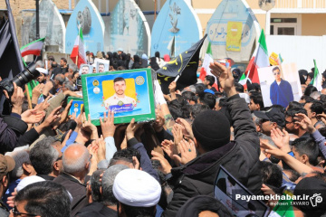 مراسم تشییع ۳۴ شهید اقتدار در شیراز