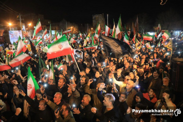 حضور مردم سپیدان در خیابان ها در بیعت با آرمان های انقلاب اسلامی