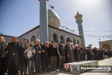 تشییع پیکر شهید جنگ رمضان در شیراز