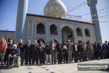 تشییع پیکر شهید جنگ رمضان در شیراز