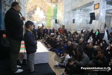 تشییع پیکر شهید جنگ رمضان در شیراز
