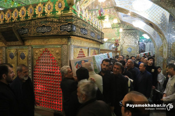 تشییع پیکر شهید جنگ رمضان در شیراز