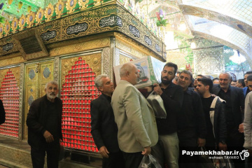تشییع پیکر شهید جنگ رمضان در شیراز