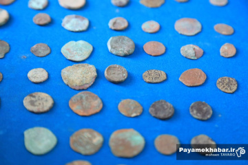 مجموعه‌ای ارزشمند شامل ۲۰۹ سکه دوره اسلامی و ۵ پیکان تاریخی