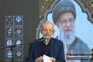 آیین نکوداشت یاد رهبر شهید و شهدای لامرد و شهدای مدرسه میناب - استاد احد ده بزرگی