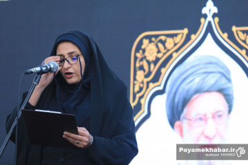 آیین نکوداشت یاد رهبر شهید و شهدای لامرد و شهدای مدرسه میناب