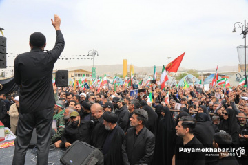 تشییع پیکر شهید سردار مجید خادمی و شهدای حملات آمریکایی - صهیونی در شیراز