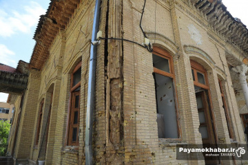 حمله آمریکایی - صهیونی به موزه آموزش و پرورش فارس - جای ترکش