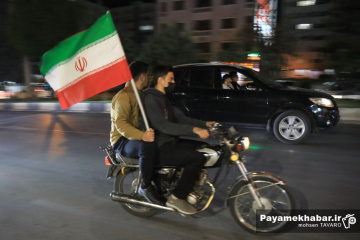 رژه موتوری در خیابان های شیراز
