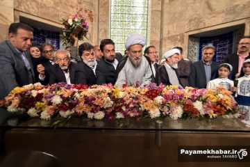 گلباران آرامگاه سعدی شیرازی