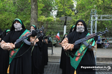 اجتماع بانوان و دختران جانفدای وطن در شیراز