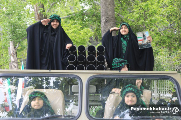 اجتماع بانوان و دختران جانفدای وطن در شیراز