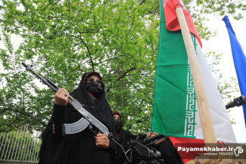 اجتماع بانوان و دختران جانفدای وطن در شیراز